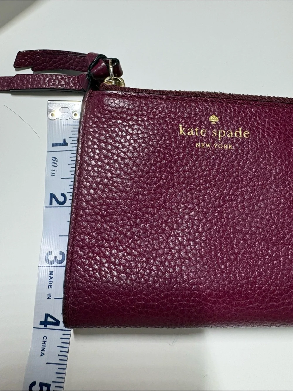 Kate Spade Maroon Women’s Billfold Leather Wallet